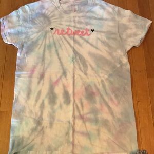 Original “retweet” tie dyed t-shirt